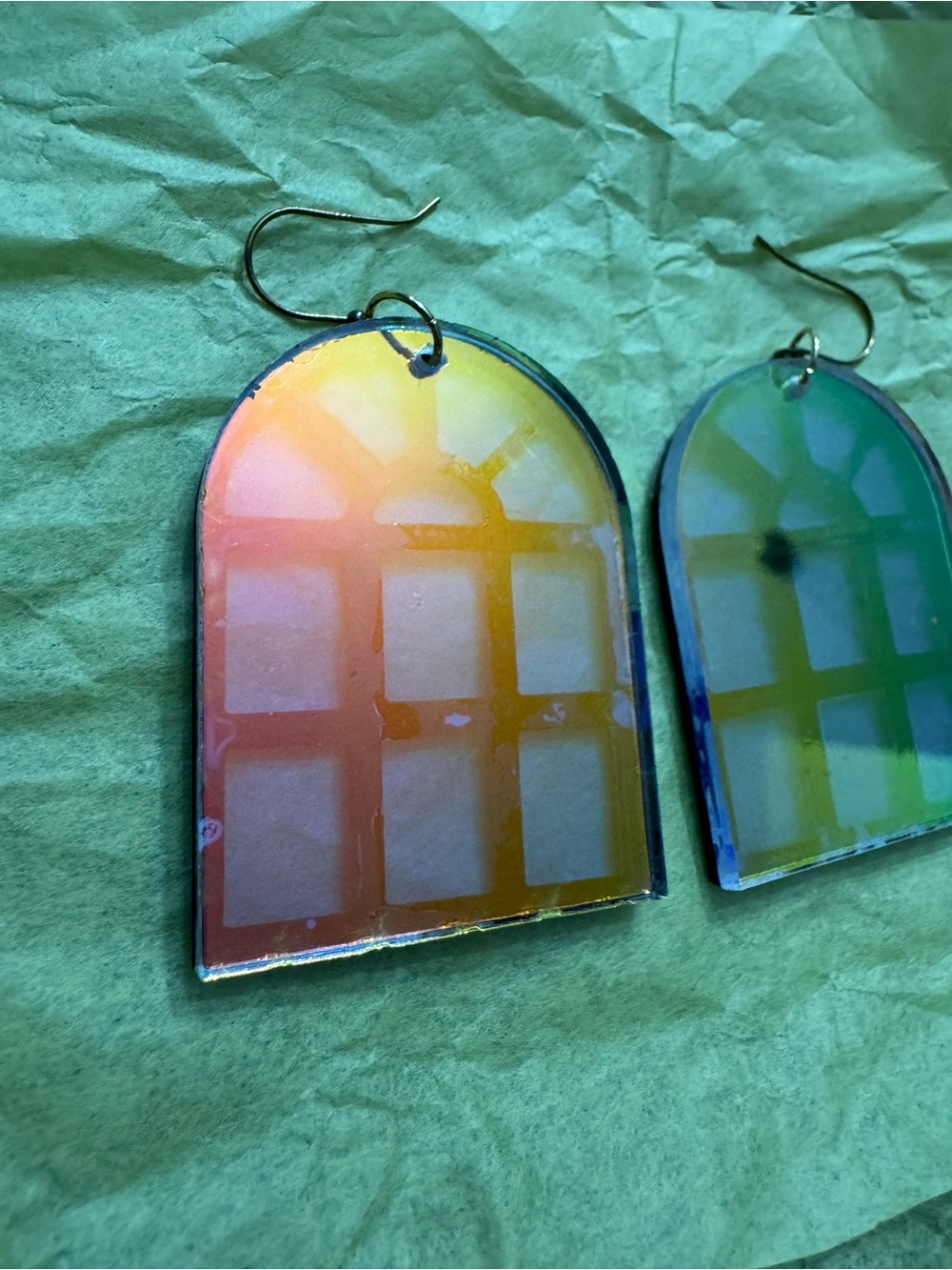 Gothic Window-Style Statement Earrings - Picture 4 of 13